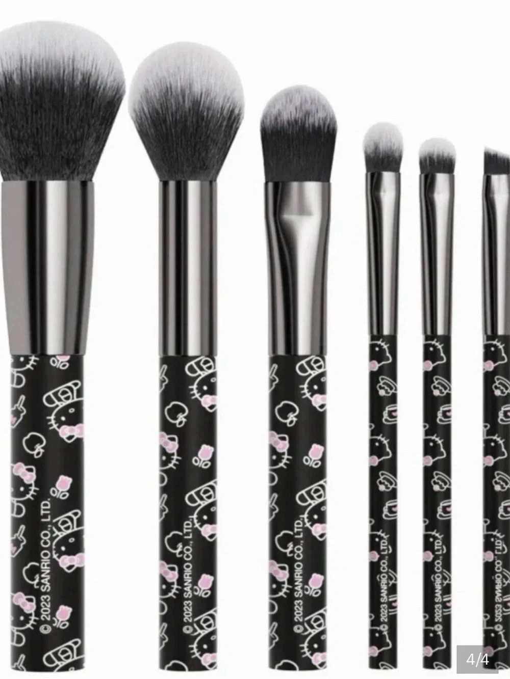 Impressions Hello Kitty 6-Piece Brush Set - Pink & Black